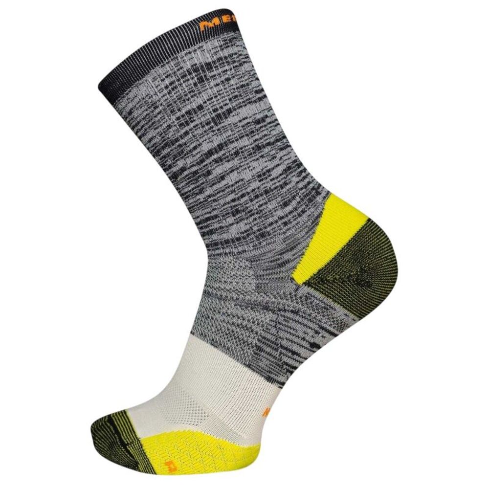 Merrell Mens Walking Crew Socks / Multicolored
